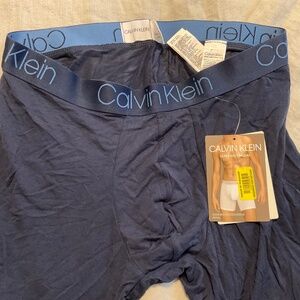 Calvin Klein Modal Boxer Briefs Medium Navy Blue